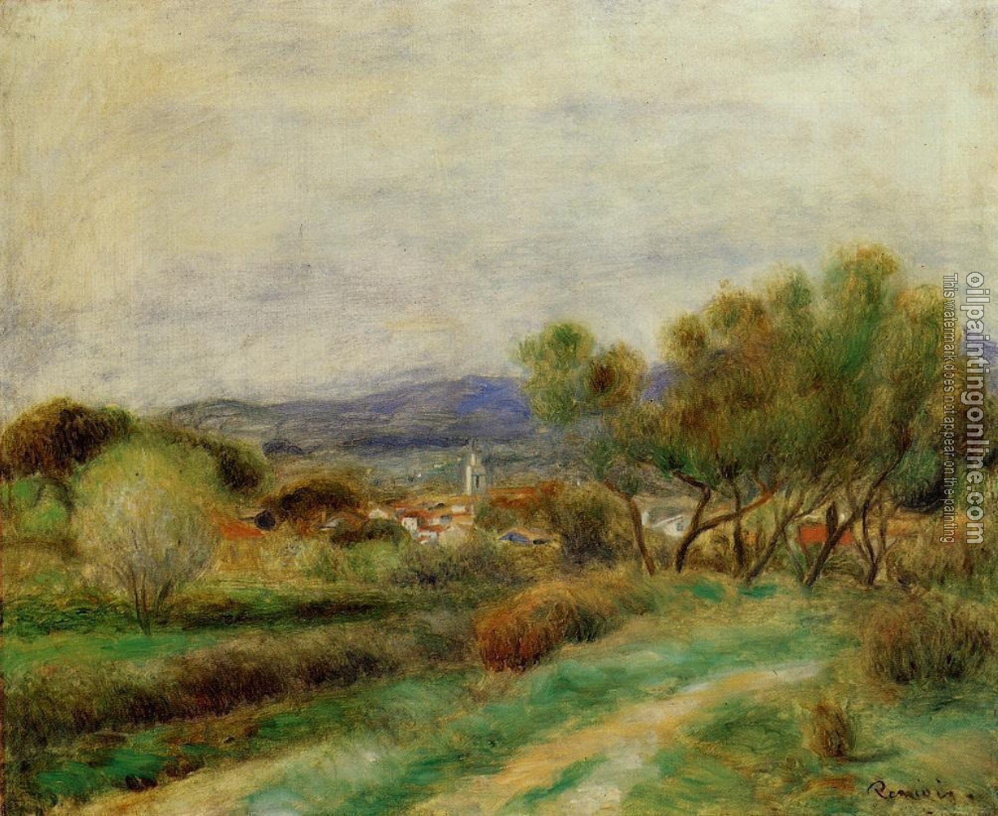 Renoir, Pierre Auguste - View of La Sayne